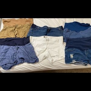Maternity Shorts Lot